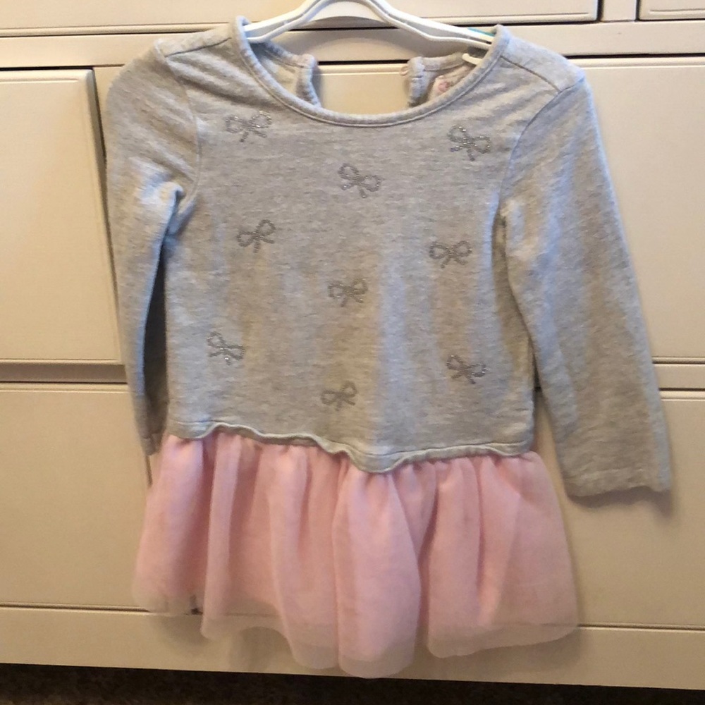Children’s place long sleeve top with tulle skirt